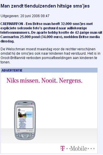 T-Mobile advertentie